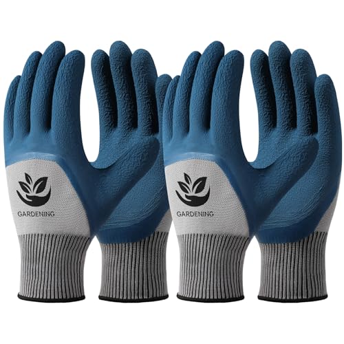 Trifabricy Garden Gloves for Women Men - 6 Pairs Breathable