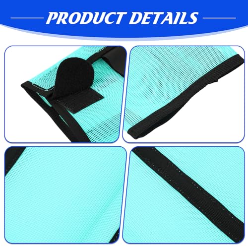 Image of Set of 12 Mesh Fly Boots for Horse Breathable Mesh Horse Boots Protective Horse Leg Loose Wraps Horse Leggings for Preventing Flies and Mosquitoes Bites