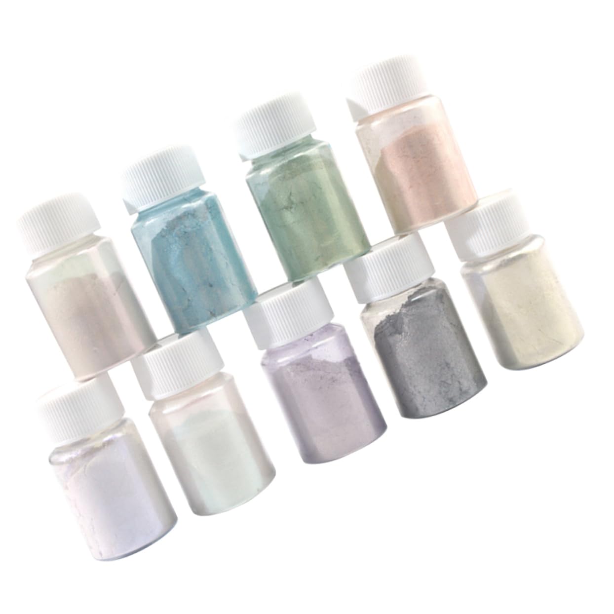 27-teiliges Set Mit Natürlichen Pigmentpulvern Für Kunsthandwerk Make-up Nagelkunst Lidschatten Lippenstift Sicher Für Die Haut