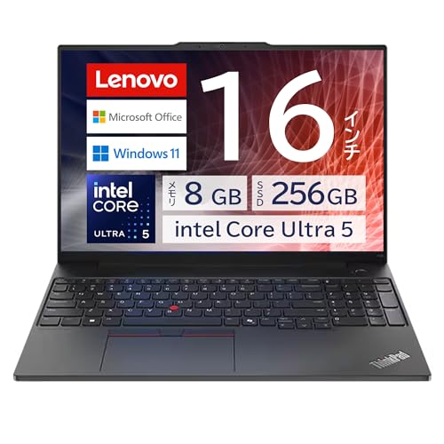 yz Lenovo ThinkPad E16 Gen 2 m[gp\R 16C`/CeR Core? Ultra 5 vZbT[ 125U/ WGB/256GB/Windows 11 Pro/vCoV[Vb^[twebJ C