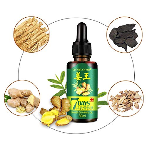 Ginger Germinal Oil,2021 Hair Growth Ginger Essential Oil Hair Growth Hair Loss Treatment Hair Growth Serum for Men and Women - Thumbnail 3
