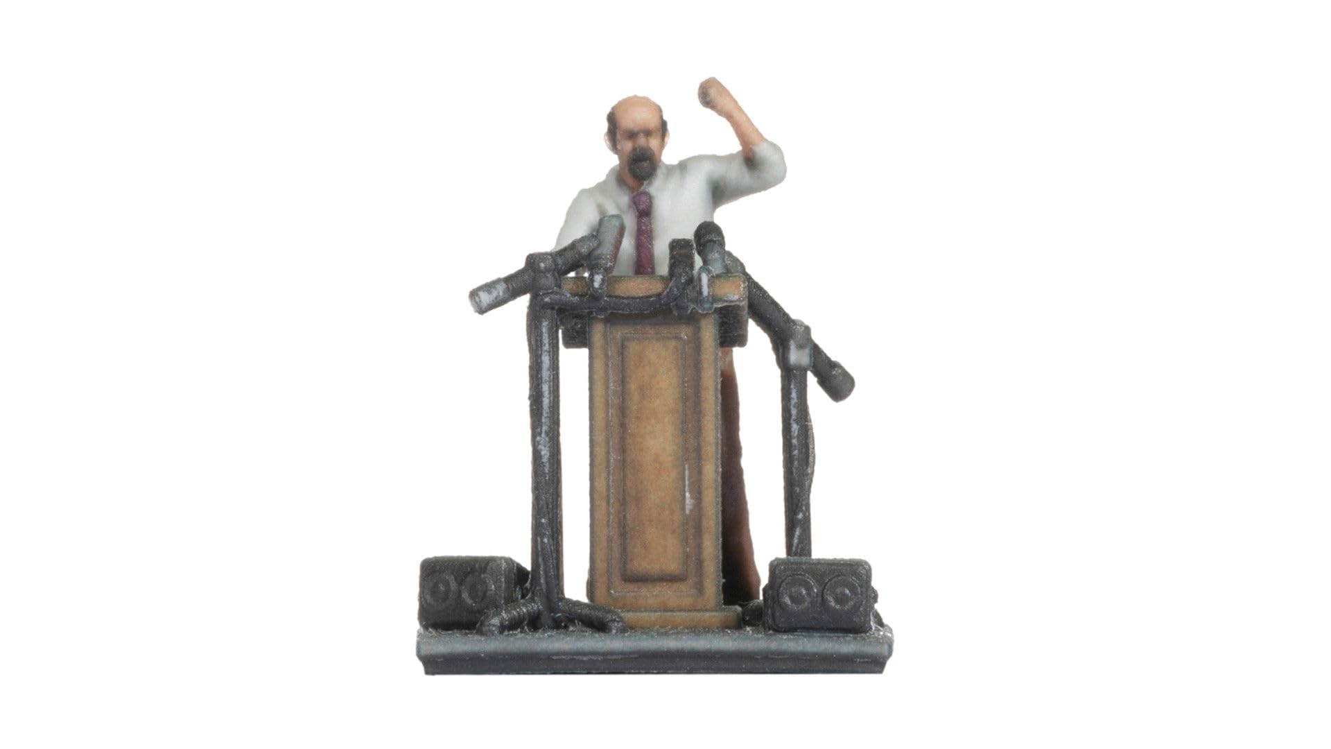 NOCH H0 Lectern Figurine Hand Painted Miniature Figures 1:87 H0 for Dioramas and Model Landscapes