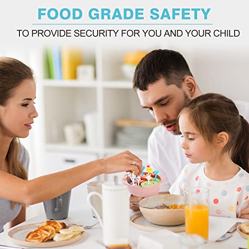 106 Pcs Food Picks For Kids, Fun Cute Cartoon Animal Fruit Food Picks For Picky Eaters, Mini Cartoon Toothpick, Reusable Toddler Food Pick, Kids Lunch Accessories For Bento Lunch Decorations #TOP3