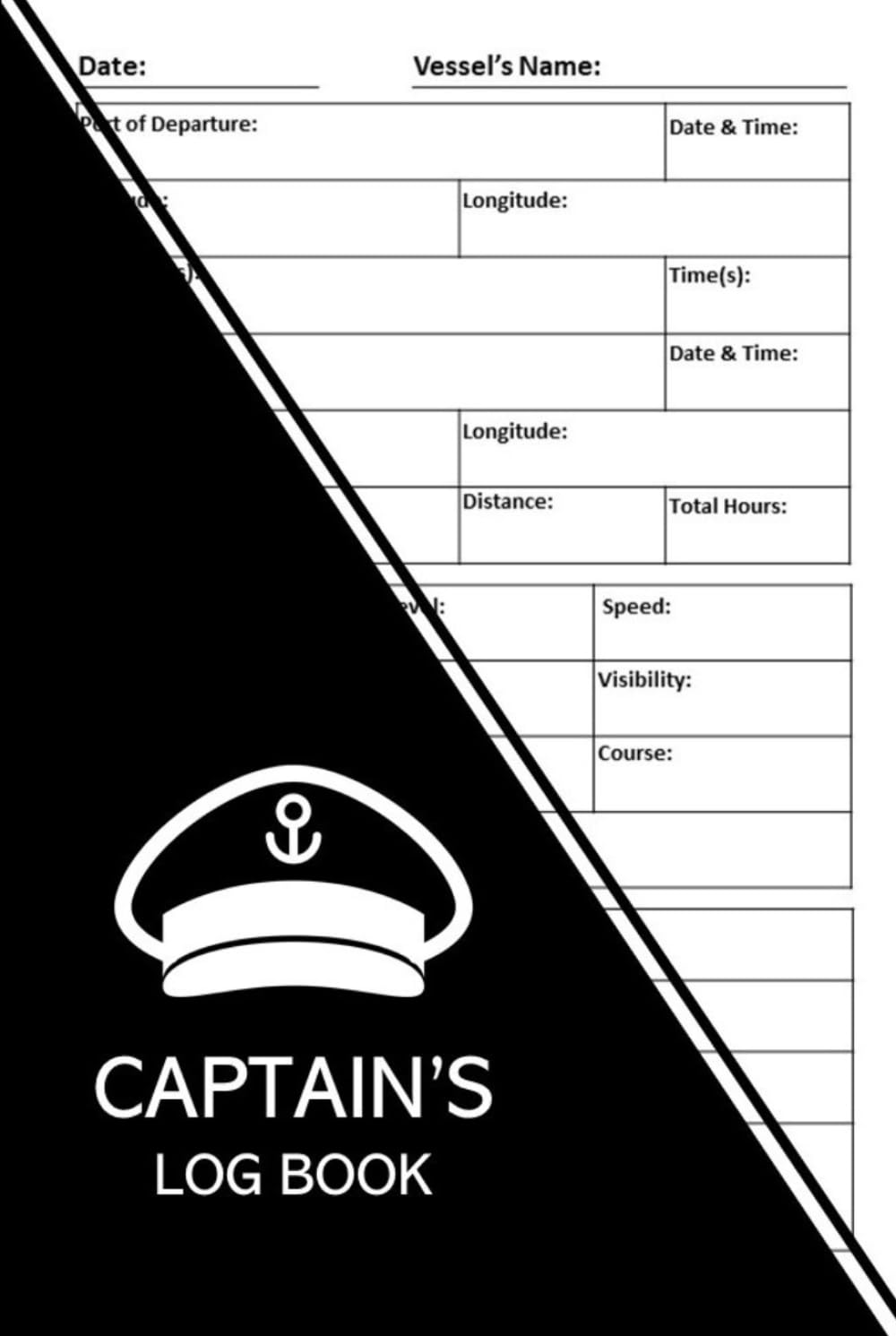 Captain's Log Book: Vessel Logbook and Journal for Boating, Sailing and Ships Maintenance (Ships, Yacht, Sailboat and Motorboat) To Keep an Accurate Record of All of Your Boating Trips