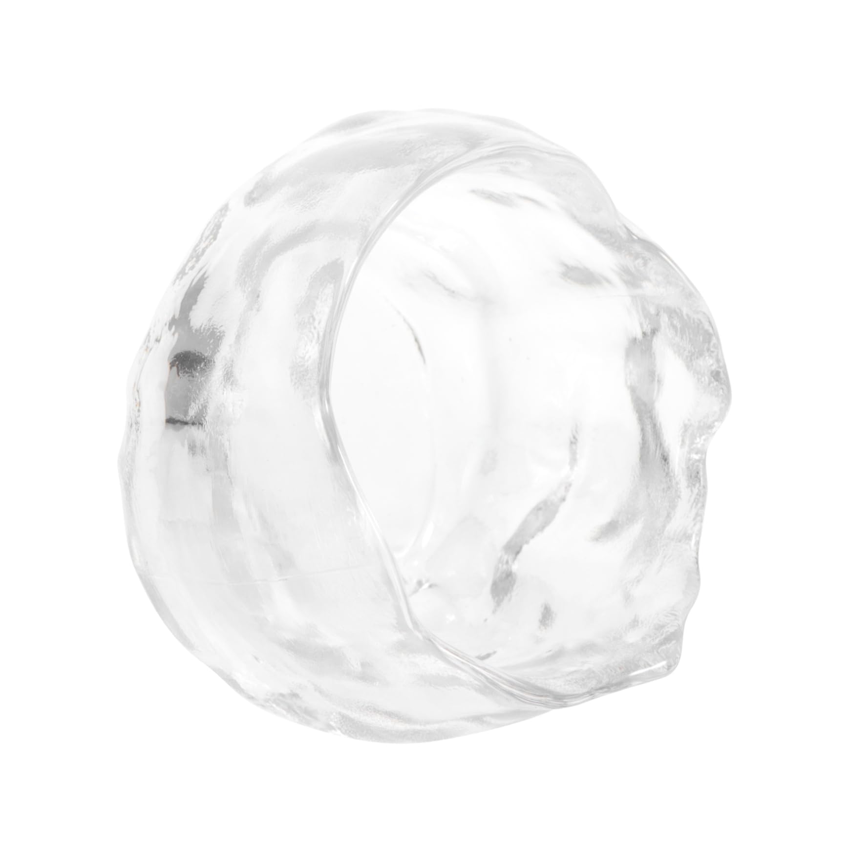 Luxshiny Transparent Glass Beverage Cup Versatile Juice and Tea Drinking Cup Easy to Clean for Juice Milk and More Family and Friends