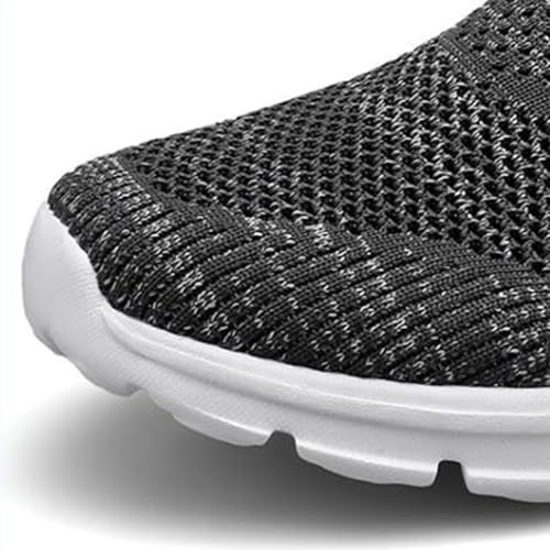 Womens Backless Walking Sneakers Summer Slip-on Mule Shoes Breathable Slippers Closed Toe Slides Comfort Walking Shoes4