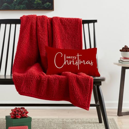 RABUSOFA Christmas Pillow Covers - Farmhouse Holiday Charm - Image 2