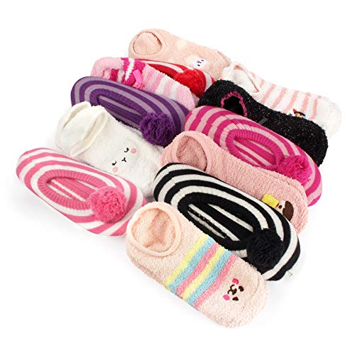 Image of BambooMN Women's Super Soft Warm Cozy Fuzzy Socks Assortments