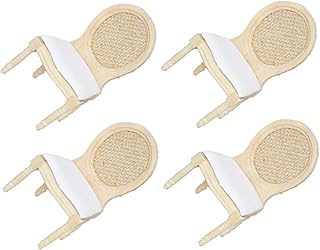 ibasenice 4 Pçs Cadeira De Simulação Cadeira Em Miniatura Decoração Minimalista Acessórios Para Casa Decoração 1 12 Cadeira De Madeira Cadeiras Em Miniatura Para Artesanato Cadeira De Mesa