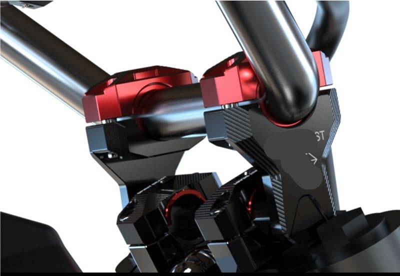 Adaptateur rehausseur guidon moto 22 28 mm pour rehausser la hauteur de poignée