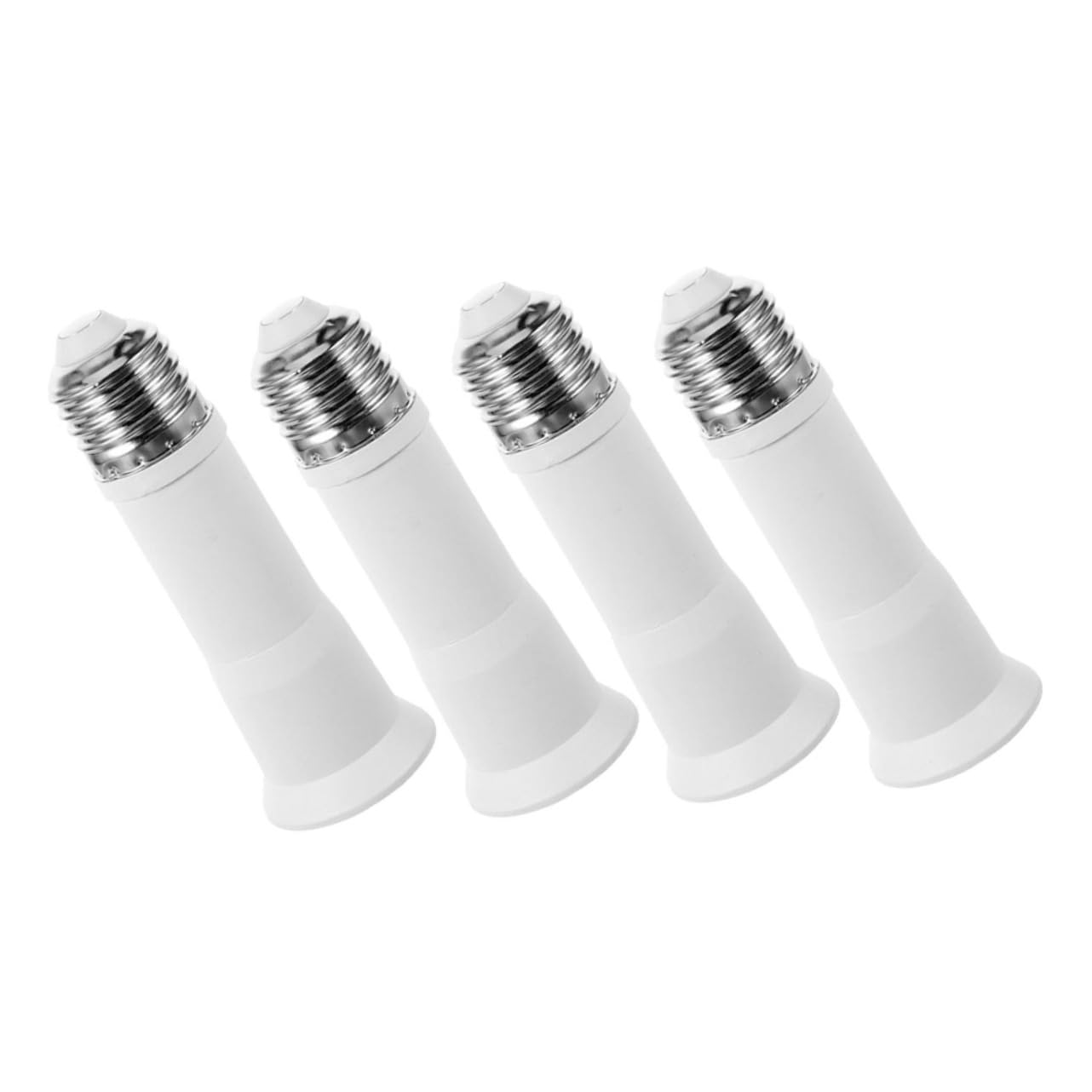 PRETYZOOM 16 Pz Adattatore per lampada presa luce lampadine prolunga portalampada base leggera estensore della presa adattatore per base lampadina prese luce presa e27 Metallo bianca