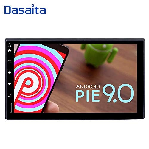 Dasaita 7" Double DIN Android 9.0 Bluetooth Car Stereo Head Unit for Any