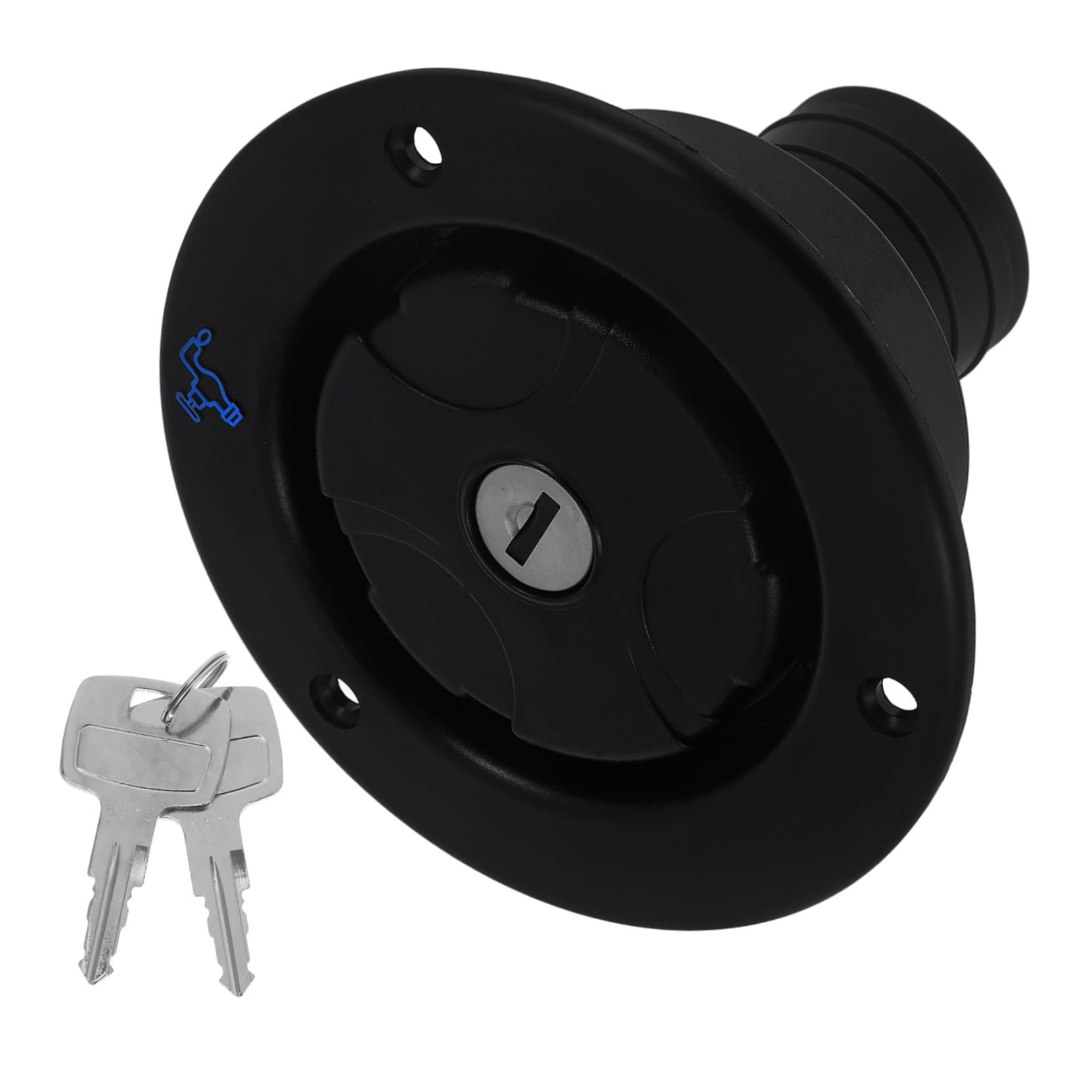 Gatuida Tapa de Llenado de Agua para Rv y Remolques Entrada por Gravedad Compatible con Vehículos Recreativos Diseño Simple y Duradero Recambio Fácil para Sistema de Agua Dulce