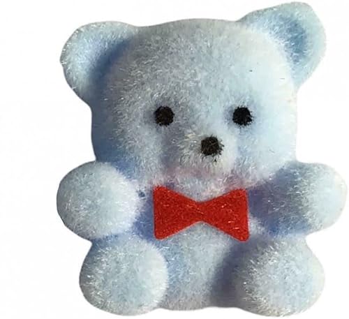 Melody Jane Dolls Houses Casa de muñecas Blue Flock Teddy Bear en miniatura Toy Shop Baby Nursery Accesorio 112