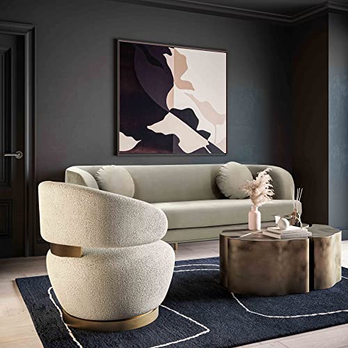 Sillón peluche plegable Beige miniatura 2