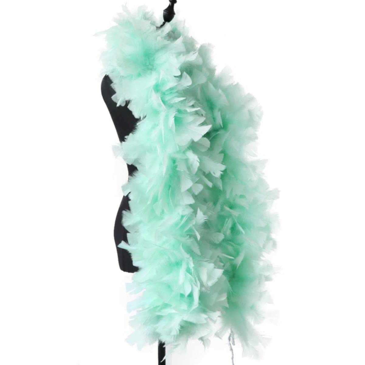 2 Meter brauner Truthahn-Federboa, großer, Flauschiger Federschal für Cosplay, 200 g, Kostüm, Kleidung, Dekoration, Plume Boas, 14,2 Meter