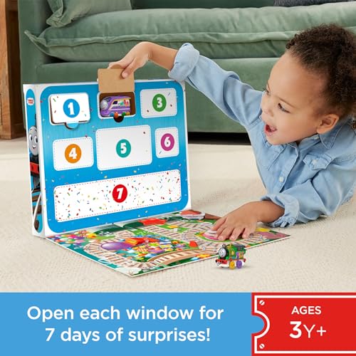 image for Thomas & Friends Toy Trains Toy Set Thomas’ 7 Days of Surprises, 10-