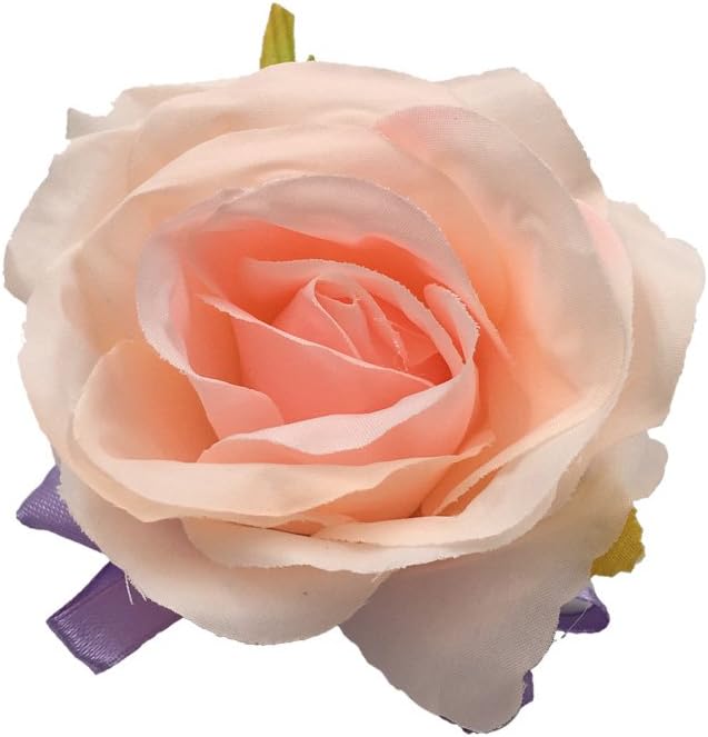 Abbie Home Handmade Bridesmaid Bouquets Rose Rhinestone Wedding Artificial Silk Flower-4pcs-Red