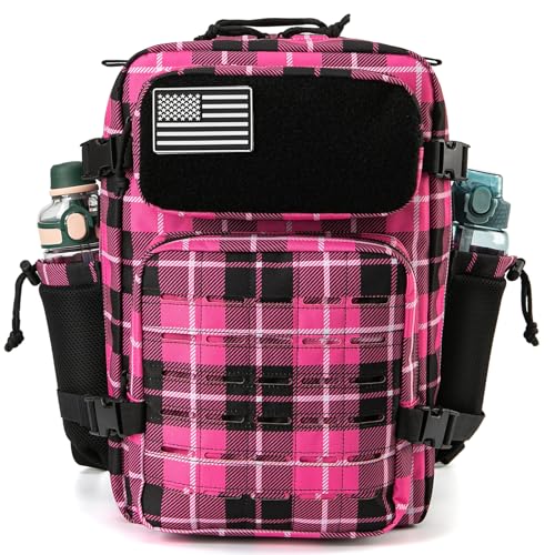 Image of QT&QY 25L /45L Military Tactical Backpack For Men Molle Daypack 3 Day Bug Out Bag Hiking Rucksack With Bottle Holder