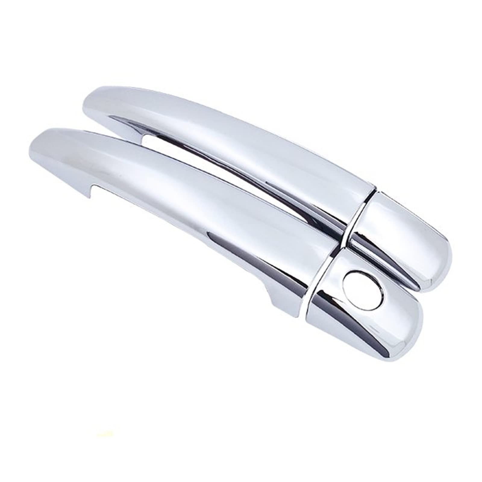 Qwqthgs One Color Car Exterior Door Handle Cap For Peugeot 208 Mk1 2012~2018 Car Accessories Stickers Styling Gti Active Chrome Handles Cover Trim(C)
