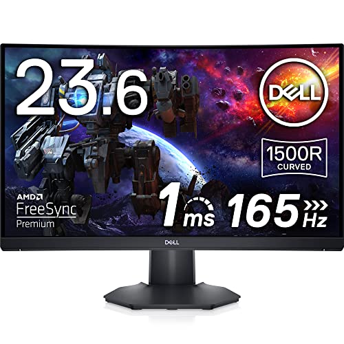 DELL S2422HG 23.6 Ŀ ̹ (3   ü  FPS Ǯ HD VA Ʈ 1500R Ŀ DP HDMI 2  ƿƮ  1MS 165HZ AMD FREESYNC ̾)