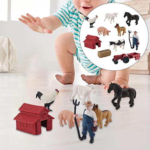 SM SunniMix Simulation nhoftiere Spielzeug Partyzubehör Tiere Spielset für 4 5 Jahre Alte Kinder , 10St – Bild 4