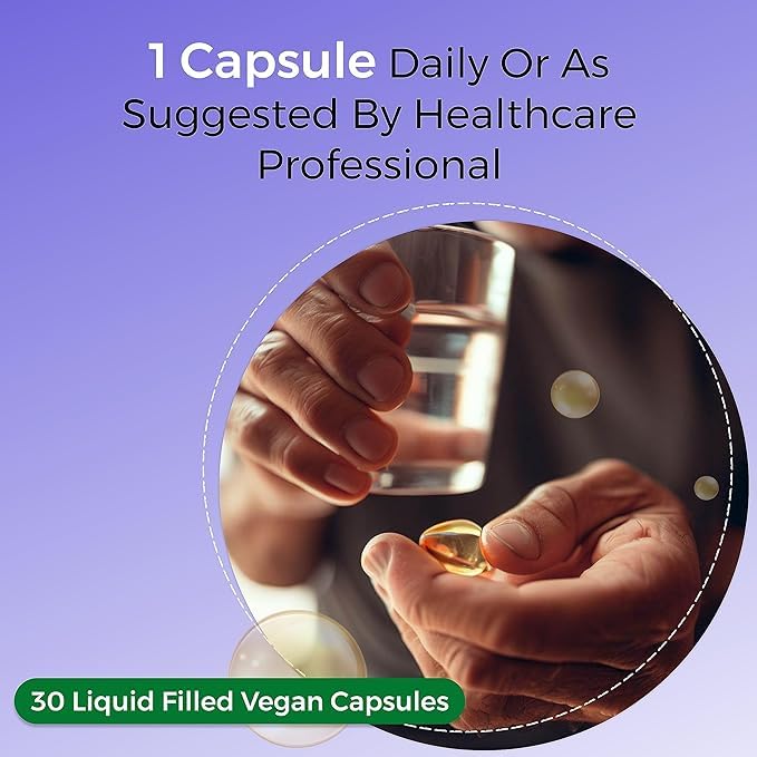 Image of HealthAid Veg Omega 3 6 7 9 - Plant-Based Fatty Acid Supplement for Heart, Brain, Joints & Digestion Support | High Absorption | 30 Softgel Capsules for Men & Women