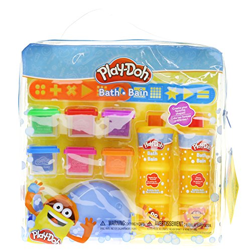 TownleyGirl Play-Doh Bath Soap Molder Set with 2 Stencils and 6 different colors of moldable soap