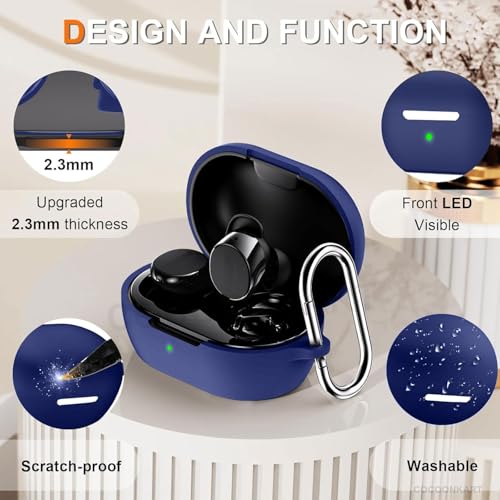 Image of Soft Silicone Case Cover for Bosee New QuietComfort (2024) -Blue