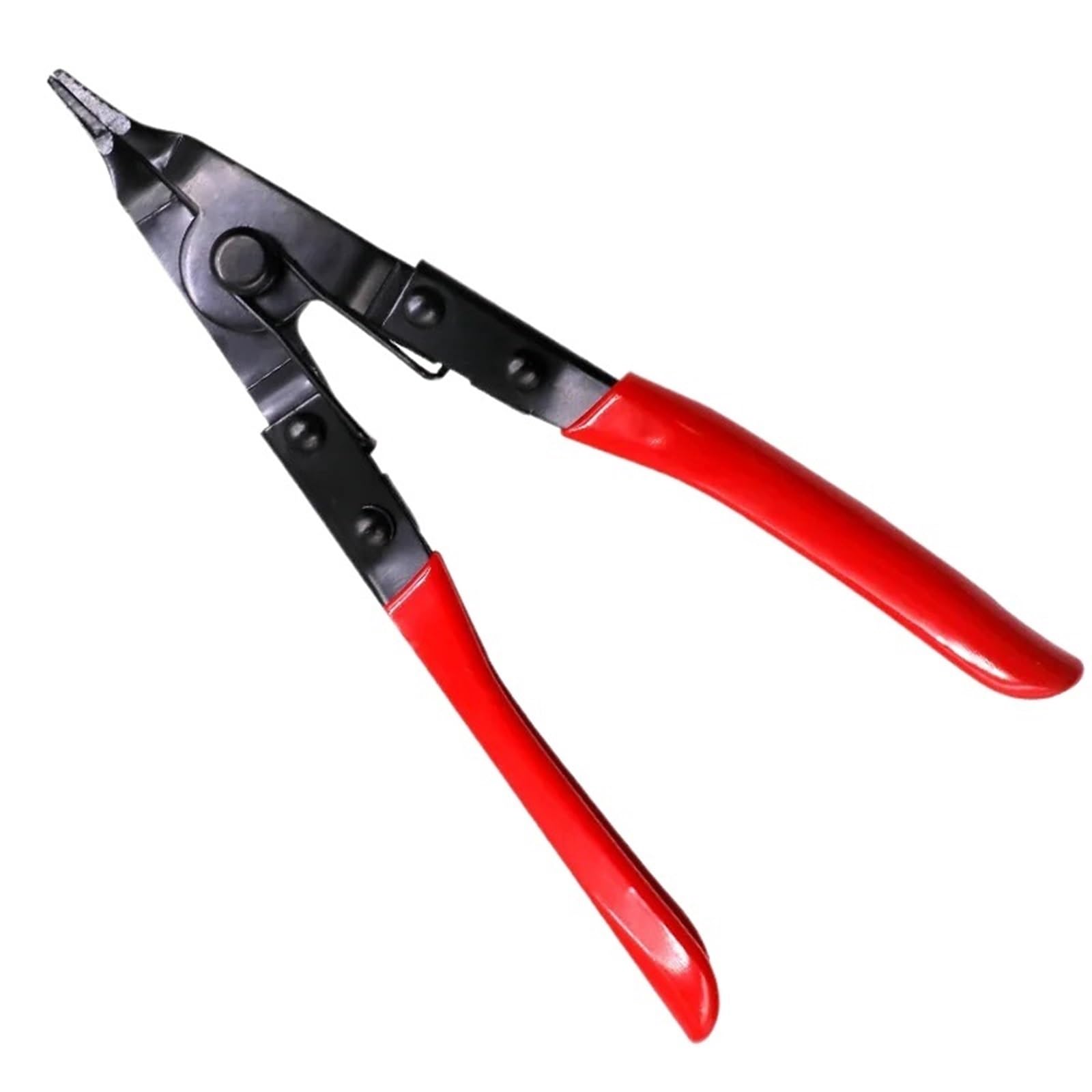 Mdsiokhj 1Pcs Snap Ring Plier Flat Nose Pliers Transmission Repair Circlip Tool Spring Anti-Slip Automotive Assist For Rim