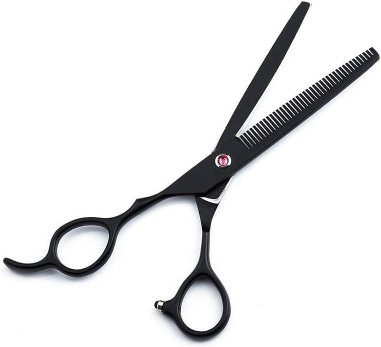 17,8 cm professionelle Fellschere für Linkshänder, Edelstahl, für Ganzkörper- und Gesichtspflege