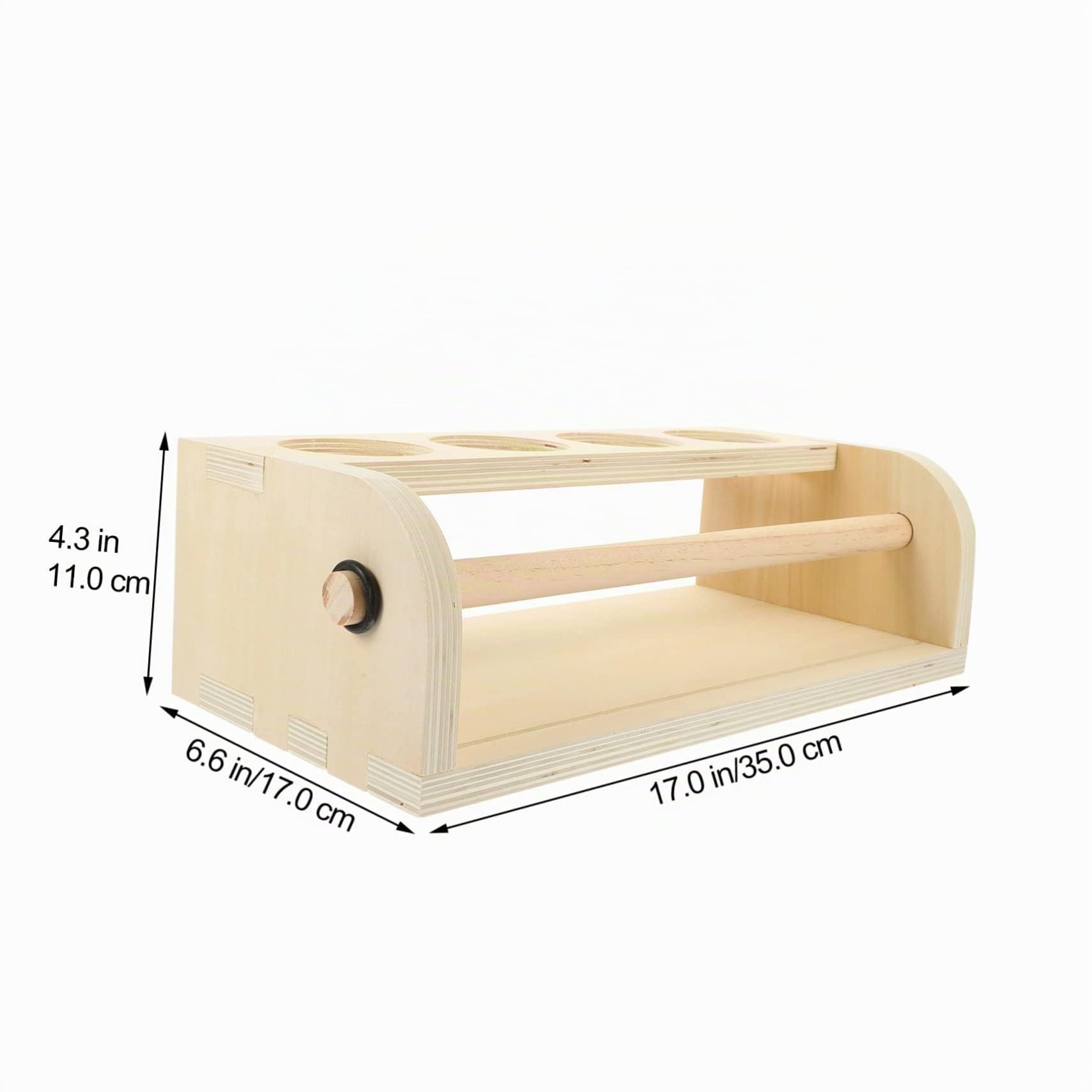 NUOBESTY Rollo Caballete De Arte Soporte De Papel De Desplazamiento De Escritorio Caballete De Dibujo Titular De Papel De Pergamino Madera Sujetador De Papel Almacenamiento Niño
