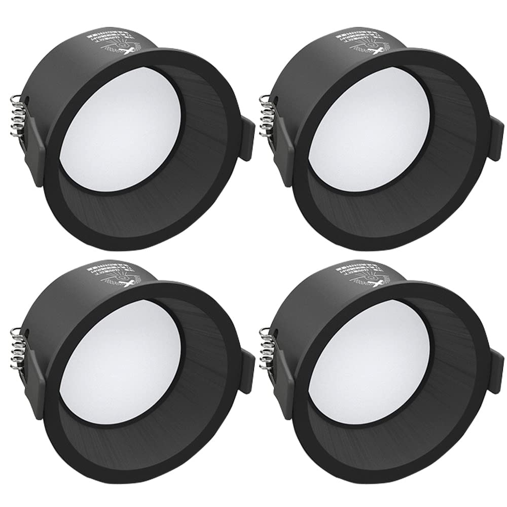 Faretti LED da Incasso 3 Pollici 4000K/6000K 7W LED da Incasso a soffitto Faretto LED ad Alta luminosità da soffitto Confezione da 4