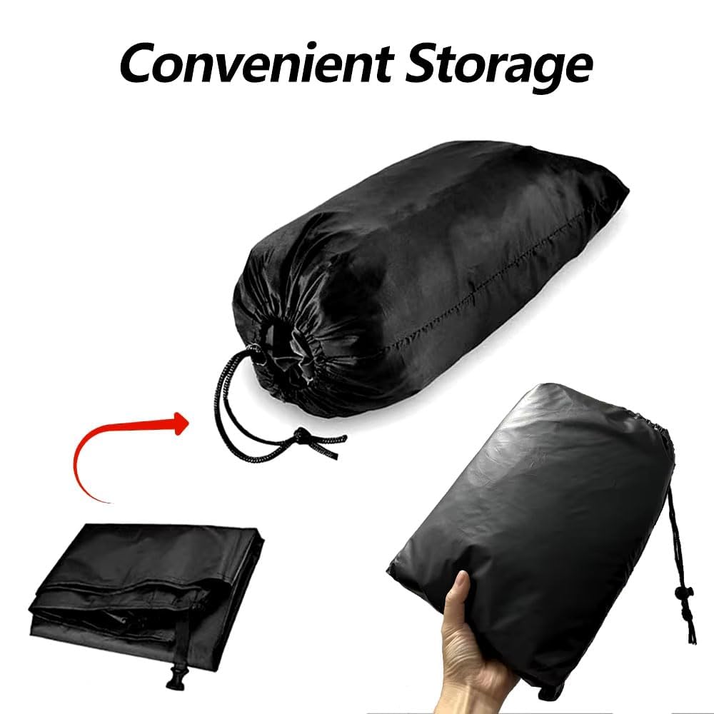 YMLVET Housse Moto Imperméable Honda CB650R 2019-2022 – Bâche Extérieure Anti-Poussière, Anti-UV, Coupe-Vent, Vert, Avec Sac De Rangement
