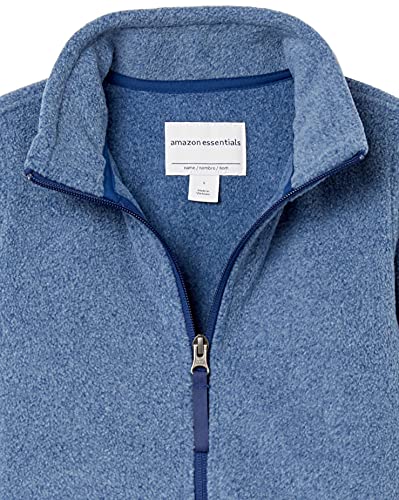 Image of Amazon Essentials Boys and Toddlers' Polar Fleece Full-Zip Mock Jacket, Insulated, Long Sleeve