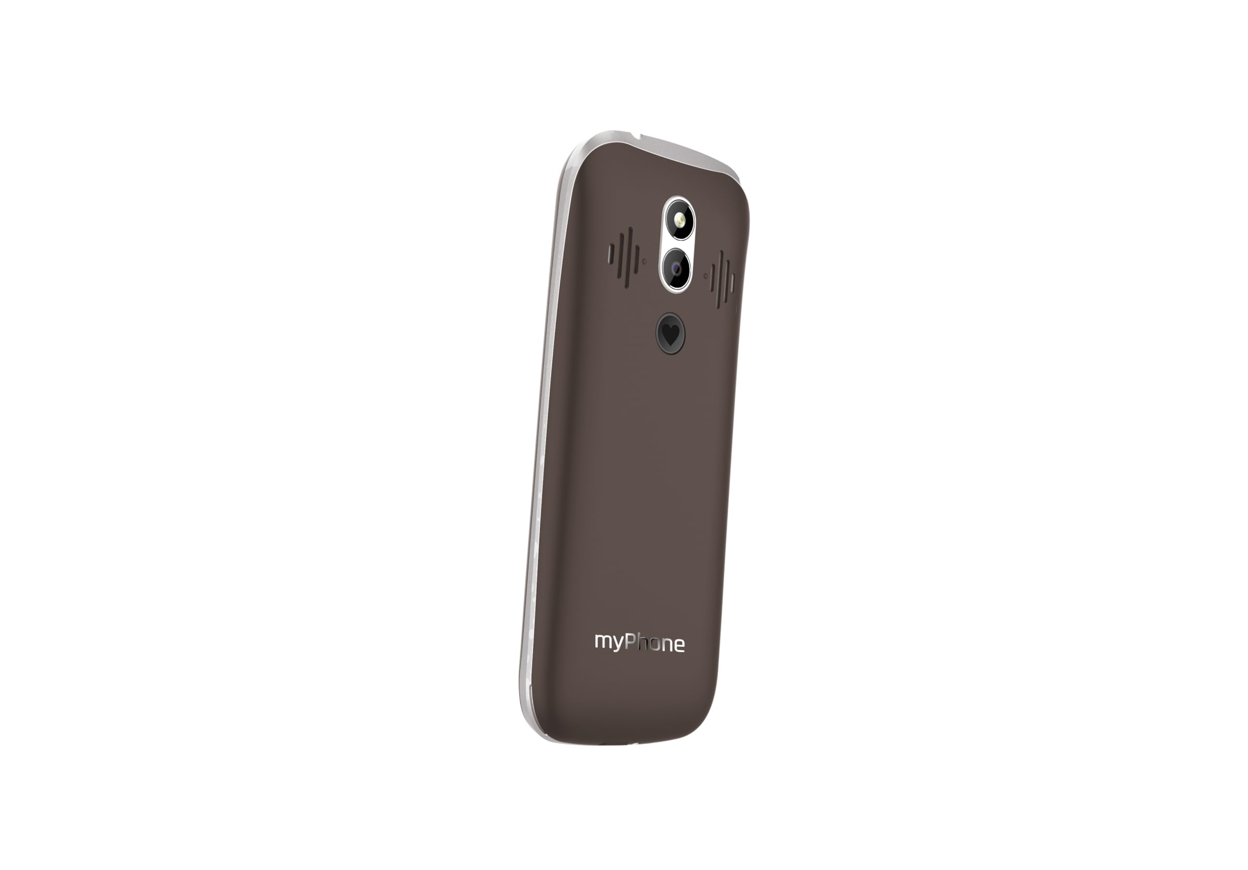 myPhone Halo 4 Plus LTE teléfono para Mayores con Base de Carga, Pantalla de 3,5 Pulgadas, Teclas Grandes, botón SOS, 4G – Praline Collection
