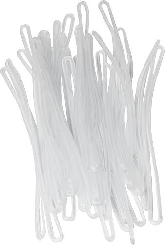 30 correas de plástico transparente para etiquetas de nombre de equipaje, bucles de gusano transparentes, tarjetas de identificación, tarjetas de