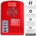 Koolatron Mini Fridge Bluetooth - Portable Small Cooler for Bedroom Office Makeup Compact Beverage Chiller for Drink Soda Wine Use In Car Dorm Patio 6 Can
