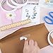 Cinta Adhesiva para Pintar,DBAILY Super Adherencia Cinta Adhesiva 8pcs 50 Metros de...