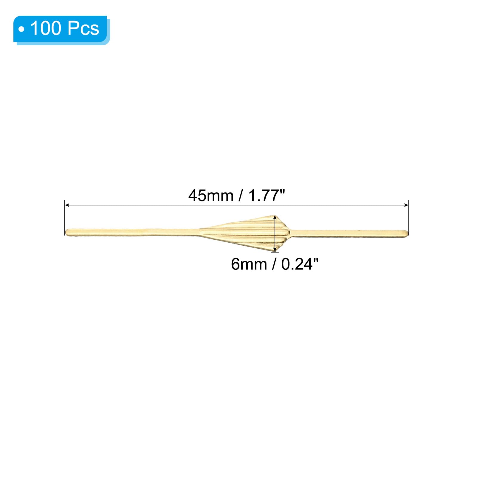 PATIKIL 45mm/1.77" Chandelier Bow Tie Clips - Image 2