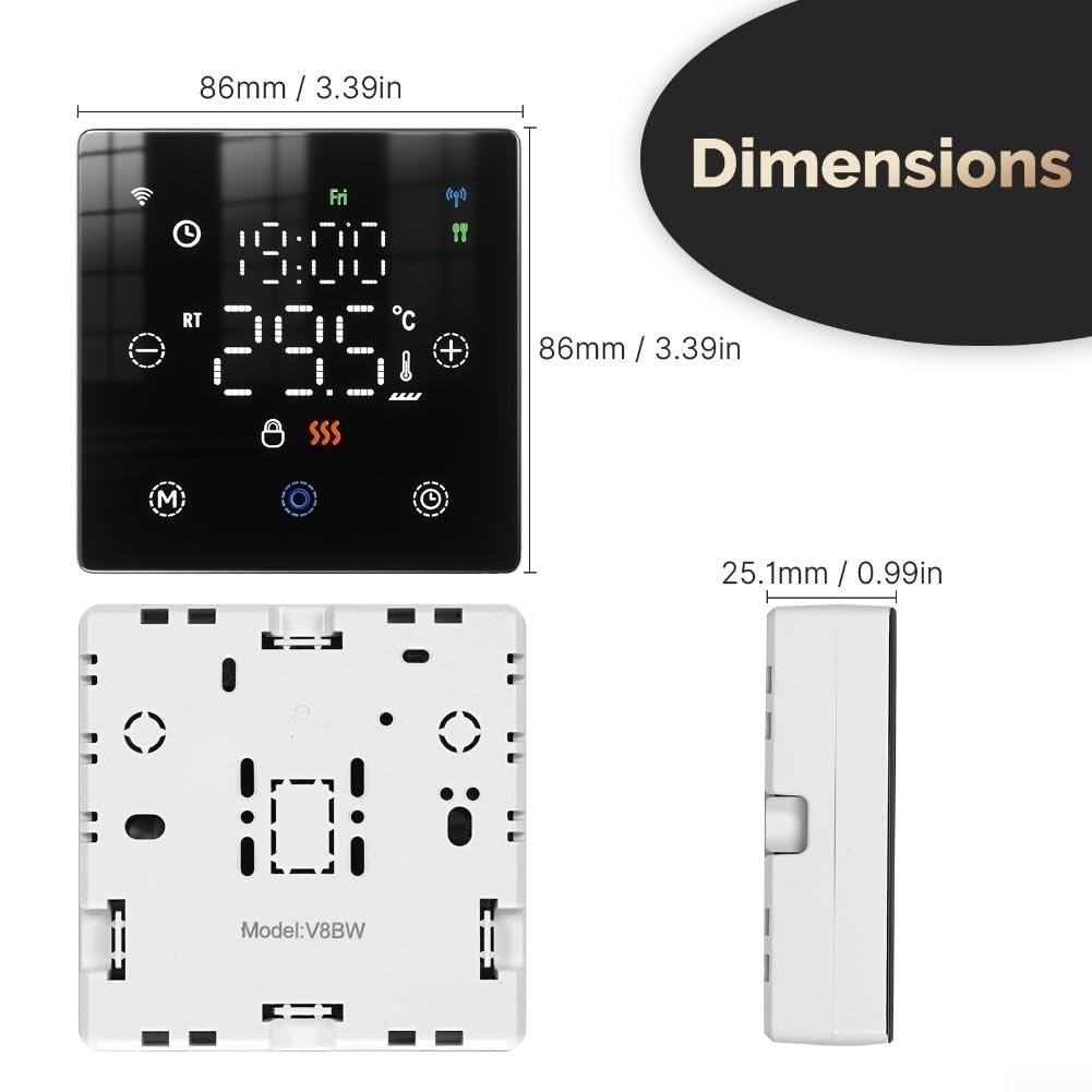 Thermostat de chaudière WiFi à contact sec pour tuya App Control WiFi