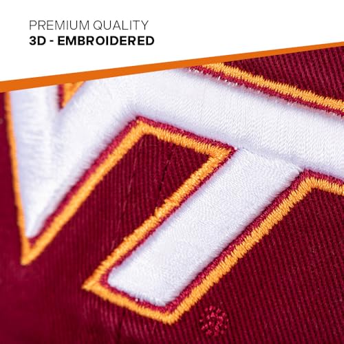 Desert Cactus Virginia Tech University Baseball Hat miniatura 3