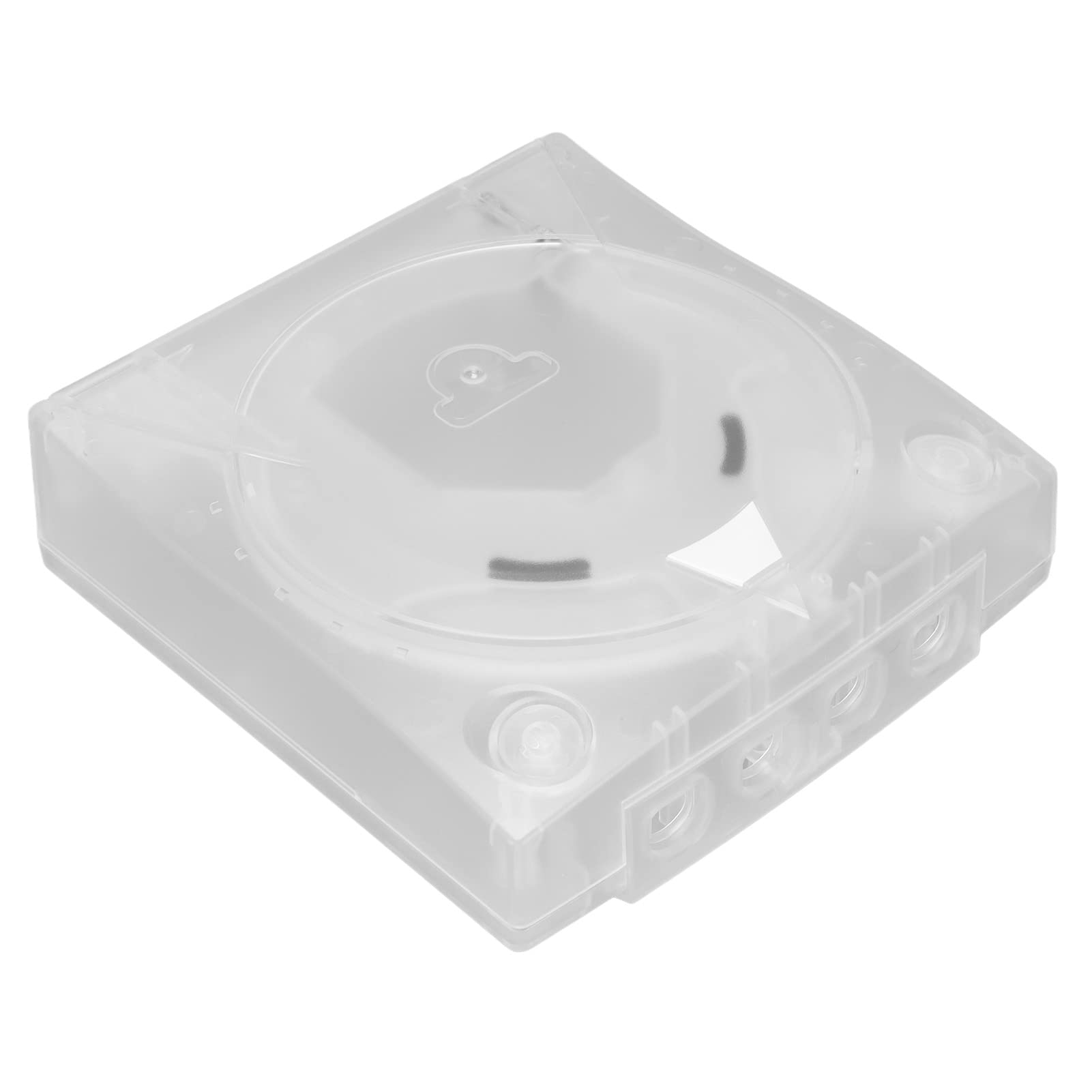 Guscio Protettivo di Ricambio Traslucido per Console Dreamcast DC, Facile da Rimuovere, Universale, Bianco Trasparente per Qualsiasi Regione