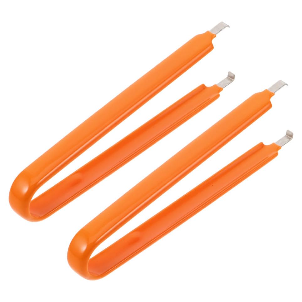 ULTECHNOVO 2pcs Automotive Fuse Puller Tool Kit Stainless Steel Car Fuse Extraction Pliers Relay Removal Tool for Vehicle Handling