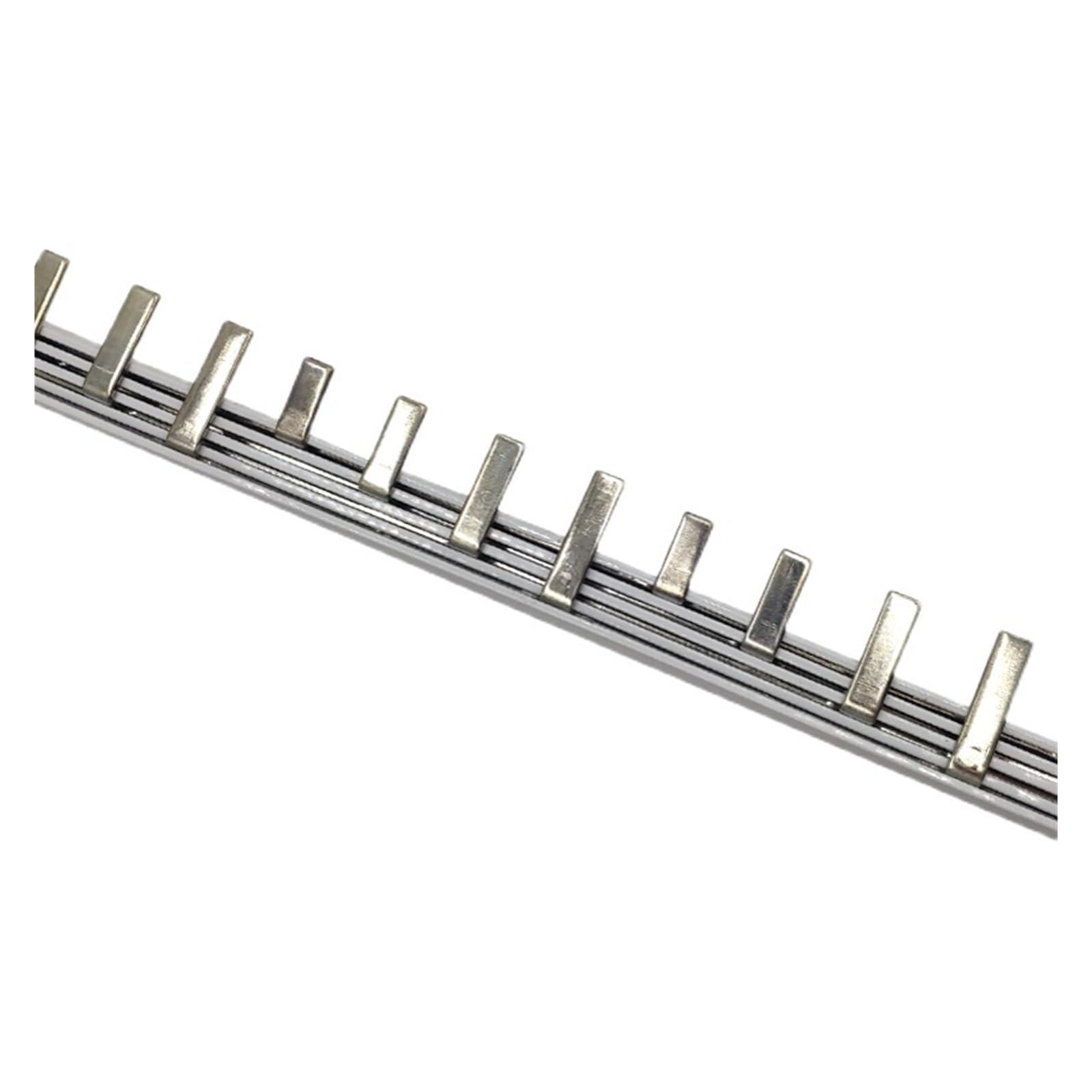 Barre omnibus 4P63A 40A 60A 100A en cuivre, espacement de 72 mm, bloc de connexion de disjoncteur DZ47, bornier de disjoncteur C45(4P100A 1.8 * 8)