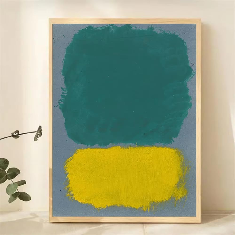 awtrhfc Canvas Wall Art Mix of Colors Print Posters Picture Abstract Painting for Living Room Home Decor Mural(30x40cm(12x16in)/No frame)