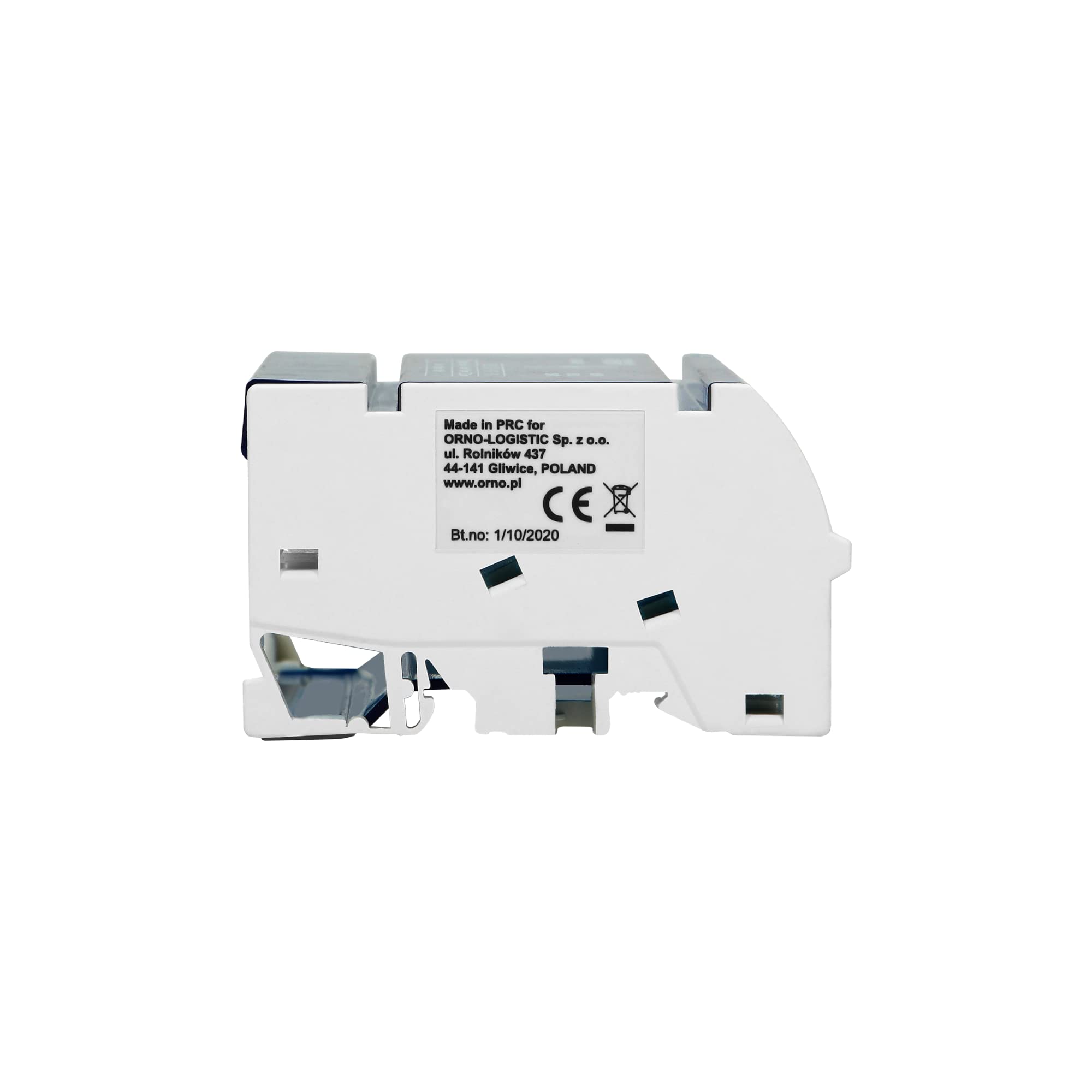 Orno LZ-8202/ rozdzielacz rozdzielaczy do szyny DIN lub tablicy elektrycznej z 4 rzędami (15 przewodów)