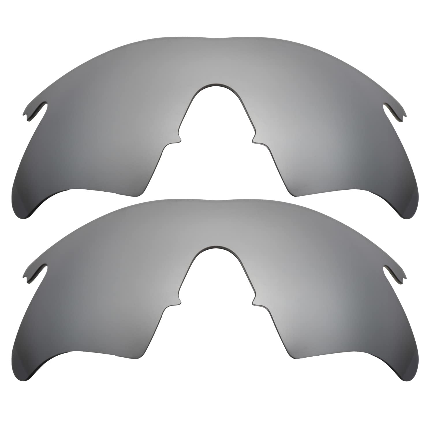 IMYTPFT 2 Compatible/Replacement for Lenses oakleys M Frame Heater Titanium Mirror Polarized