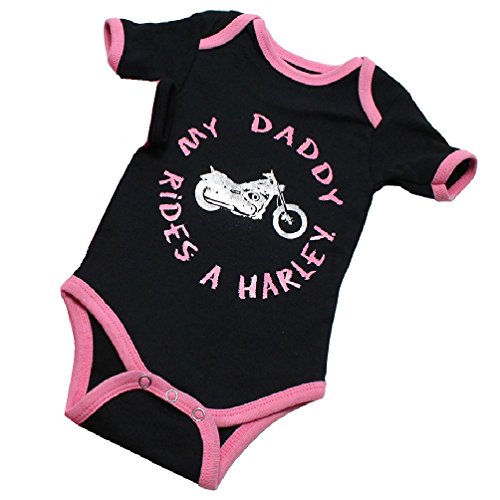harley davidson baby girl onesie