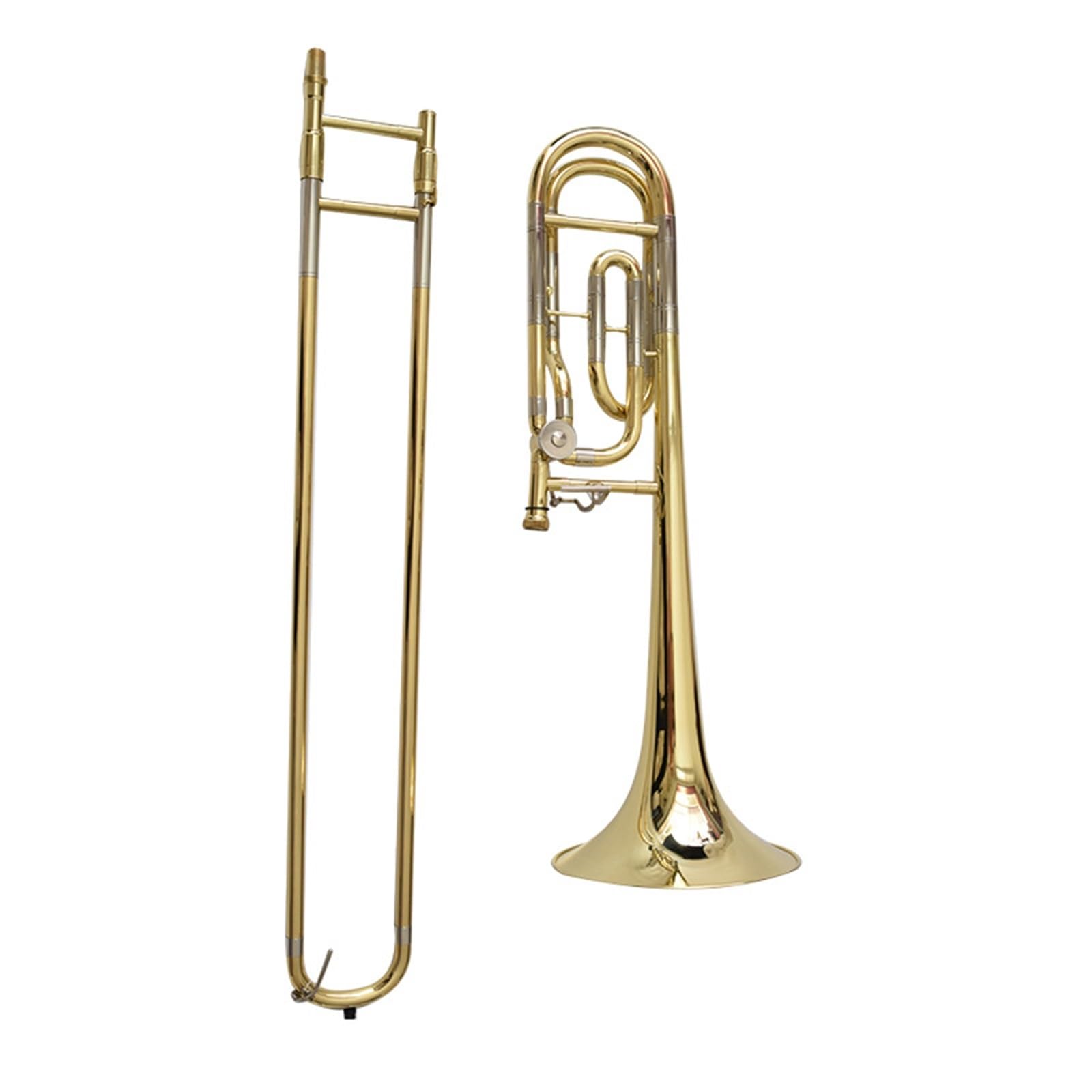 Trombón Vertical En Si Bemol Mayor Instrumento De Pistón Vertical